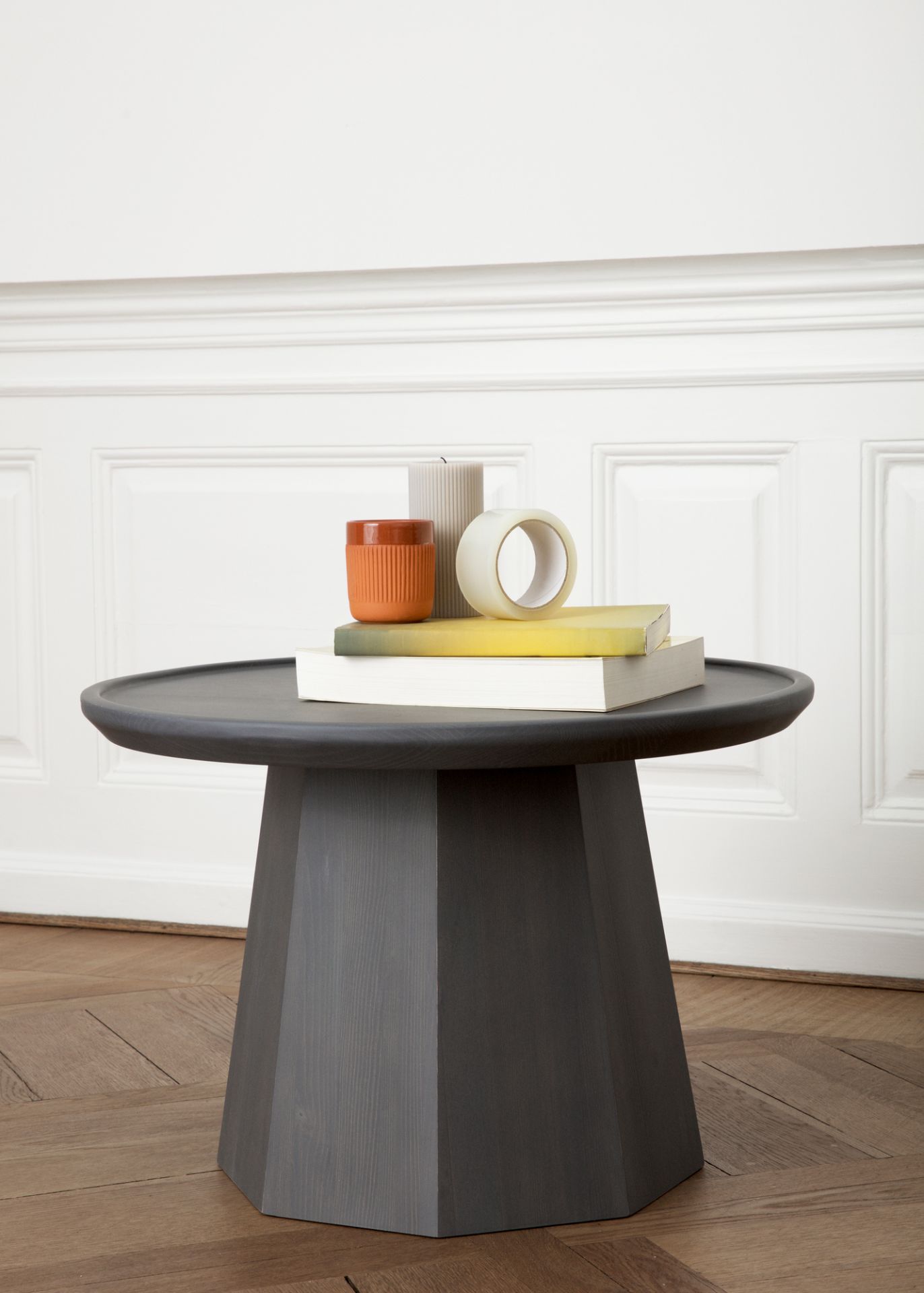 Pine Table Large Side Table Normann Copenhagen Light grey